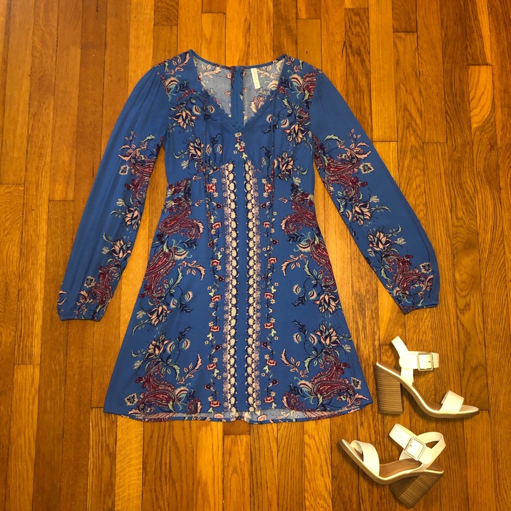 Boho Long Sleeve Dress